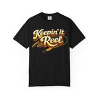 Keepin' It Reel — Retro Fishing Humor Tee