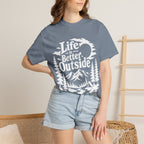 Life Is Better Outside Shirt — Vintage Outdoor Camping Tee