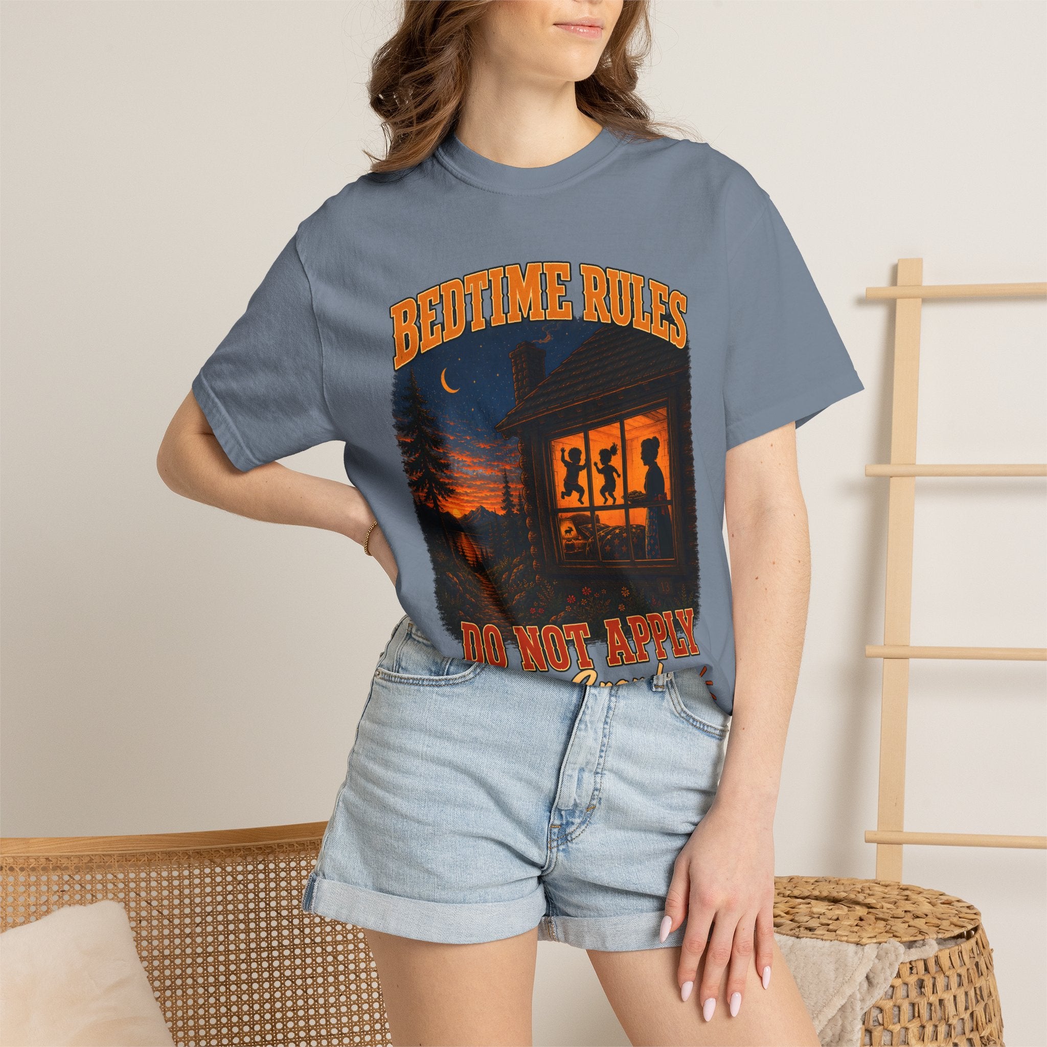 Bedtime Rules Do Not Apply See Grandma for Details — Camping Tee