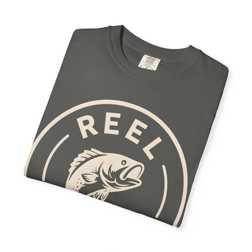 Reel Good Times — Vintage Fishing Badge Tee