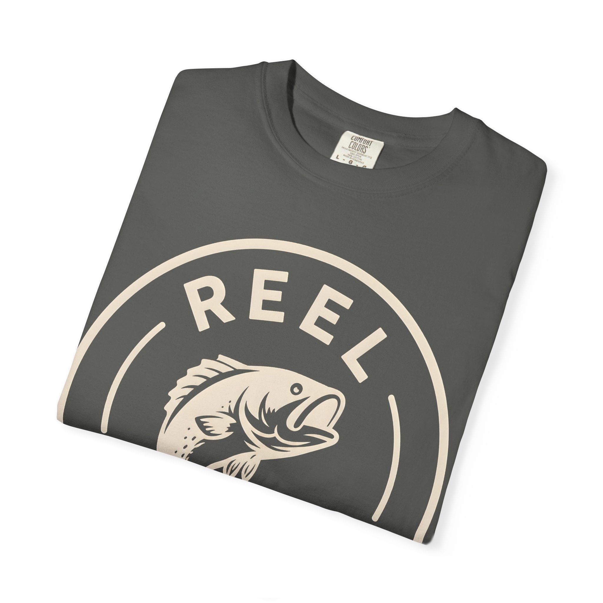 Reel Good Times — Vintage Fishing Badge Tee