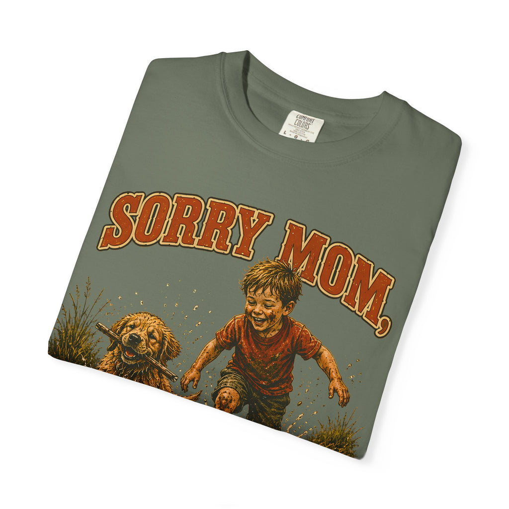Sorry Mom The Creek Looked Fun — Vintage Camping Humor Tee