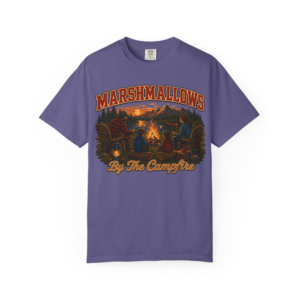 Marshmallows by the Campfire — Vintage Family Camping Tee