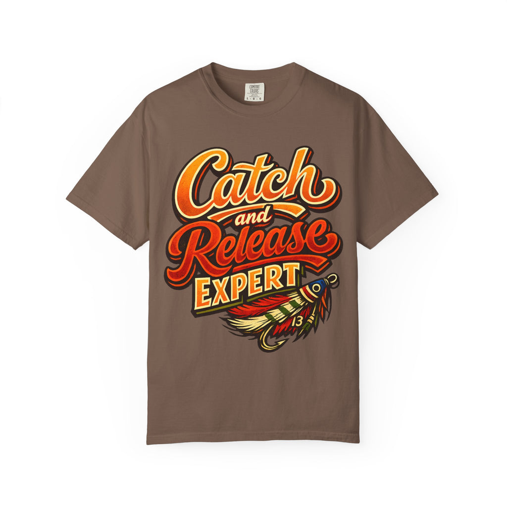 Catch and Release Expert Funny Fishing Shirt — Fly Fishing Tee