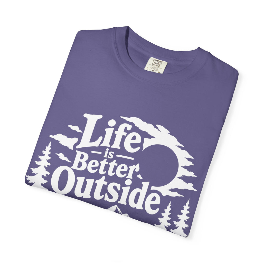 Life Is Better Outside Shirt — Vintage Outdoor Camping Tee
