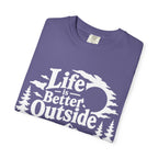 Life Is Better Outside Shirt — Vintage Outdoor Camping Tee