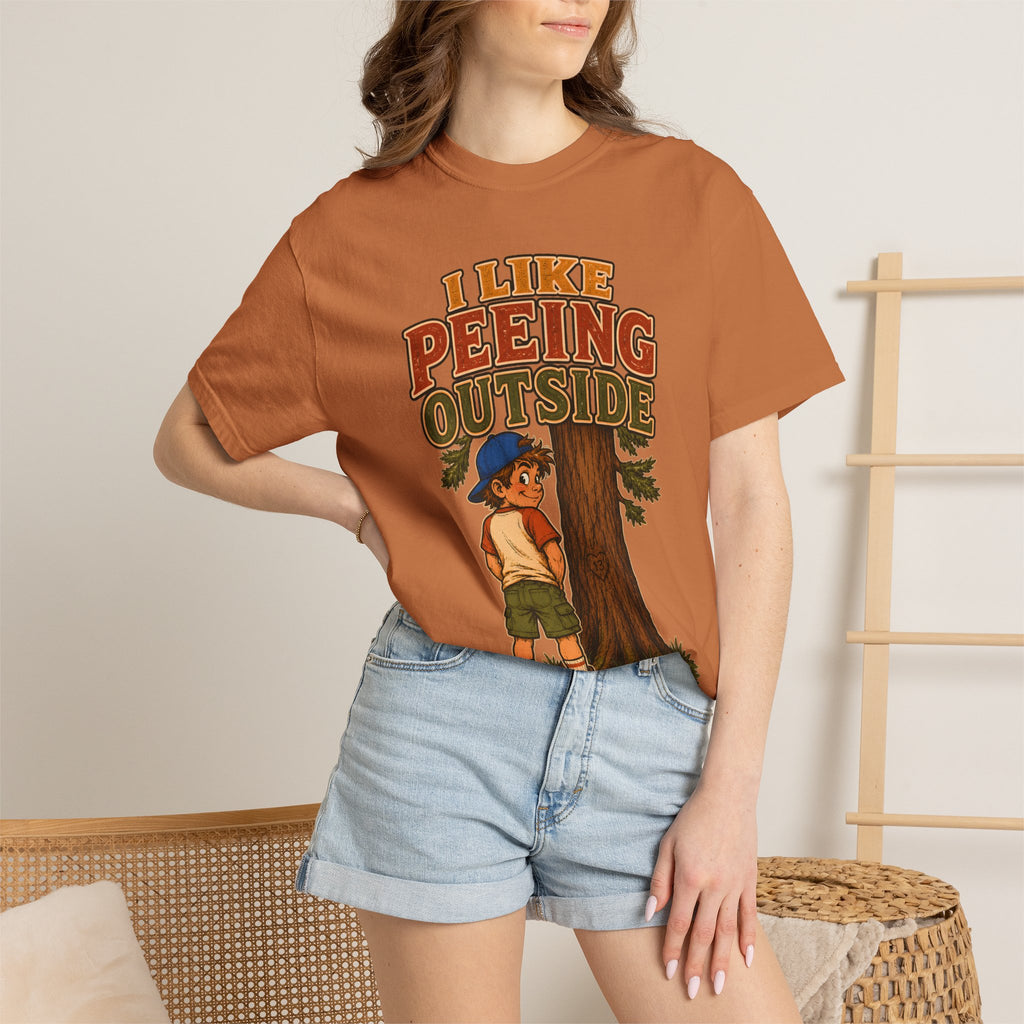 I Like Peeing Outside — Funny Camping Humor Tee