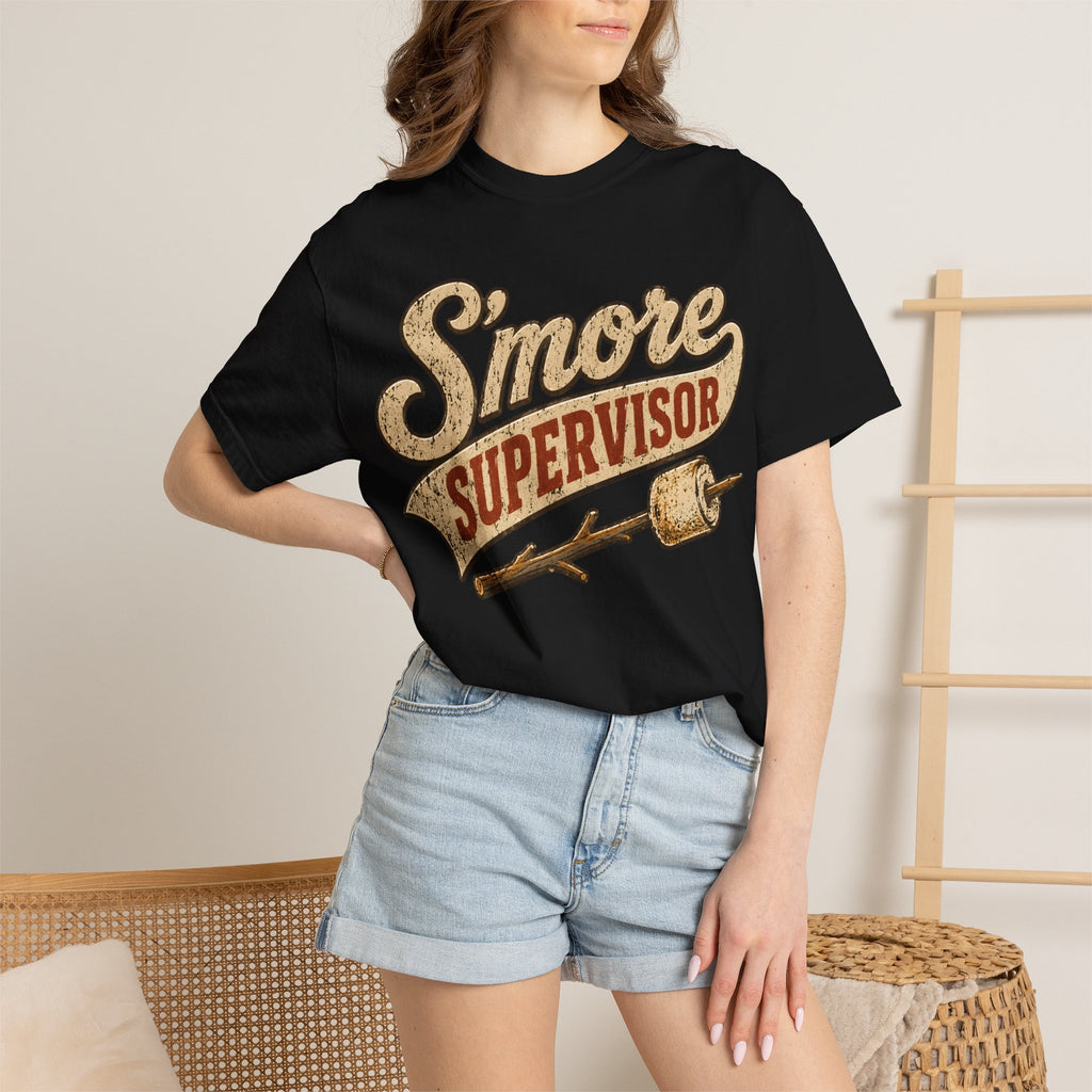 S'more Supervisor — Funny Campfire Camping Humor Tee
