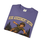 Risk Assessment Intern Looks Safe — Funny Camping Humor Tee