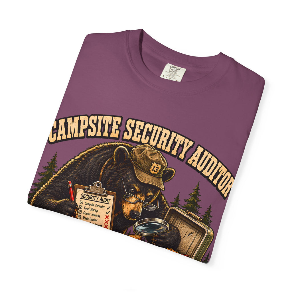 Campsite Security Auditor Failed — Funny Bear Camping Tee