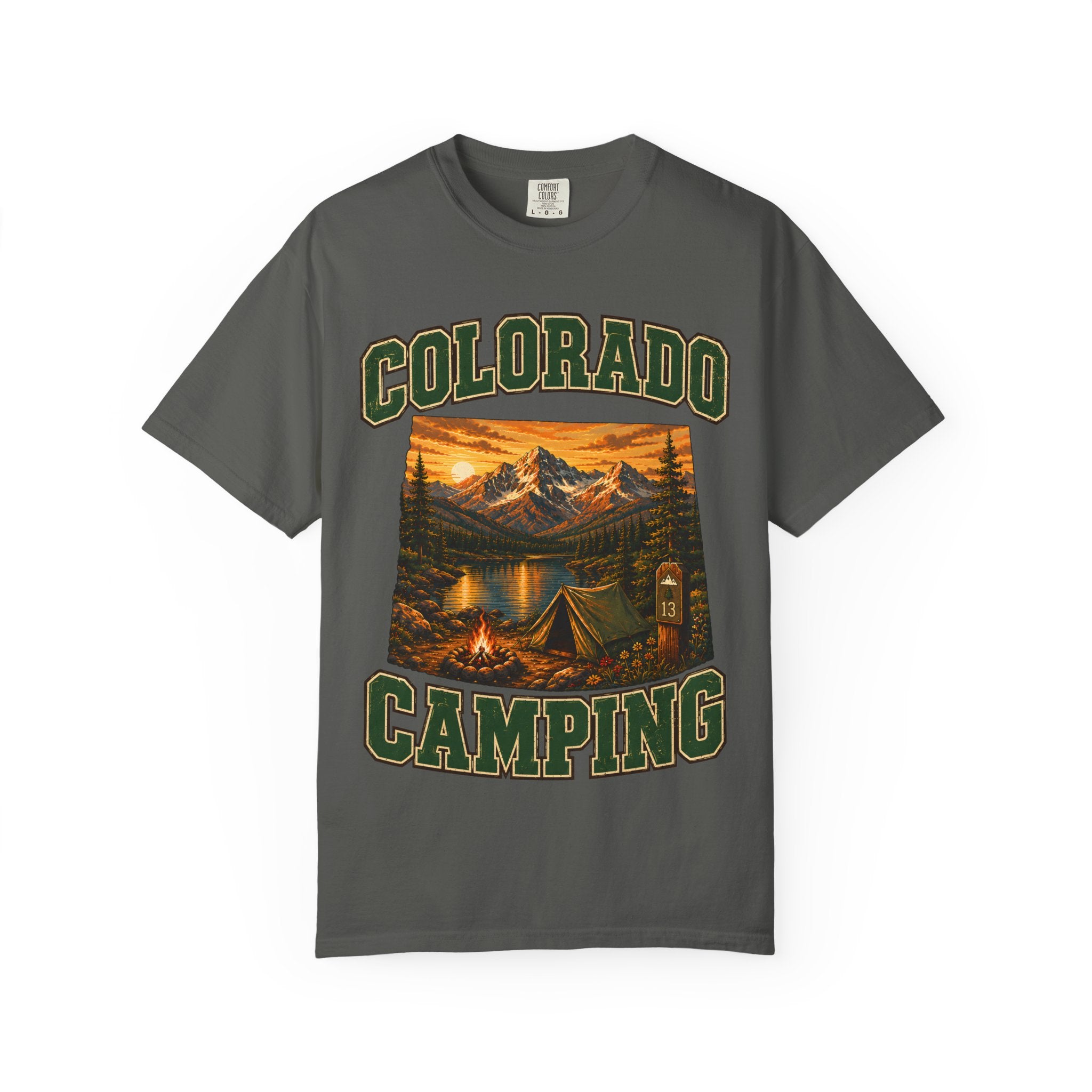 Colorado Camping Shirt — Rocky Mountain Vintage Outdoor Tee