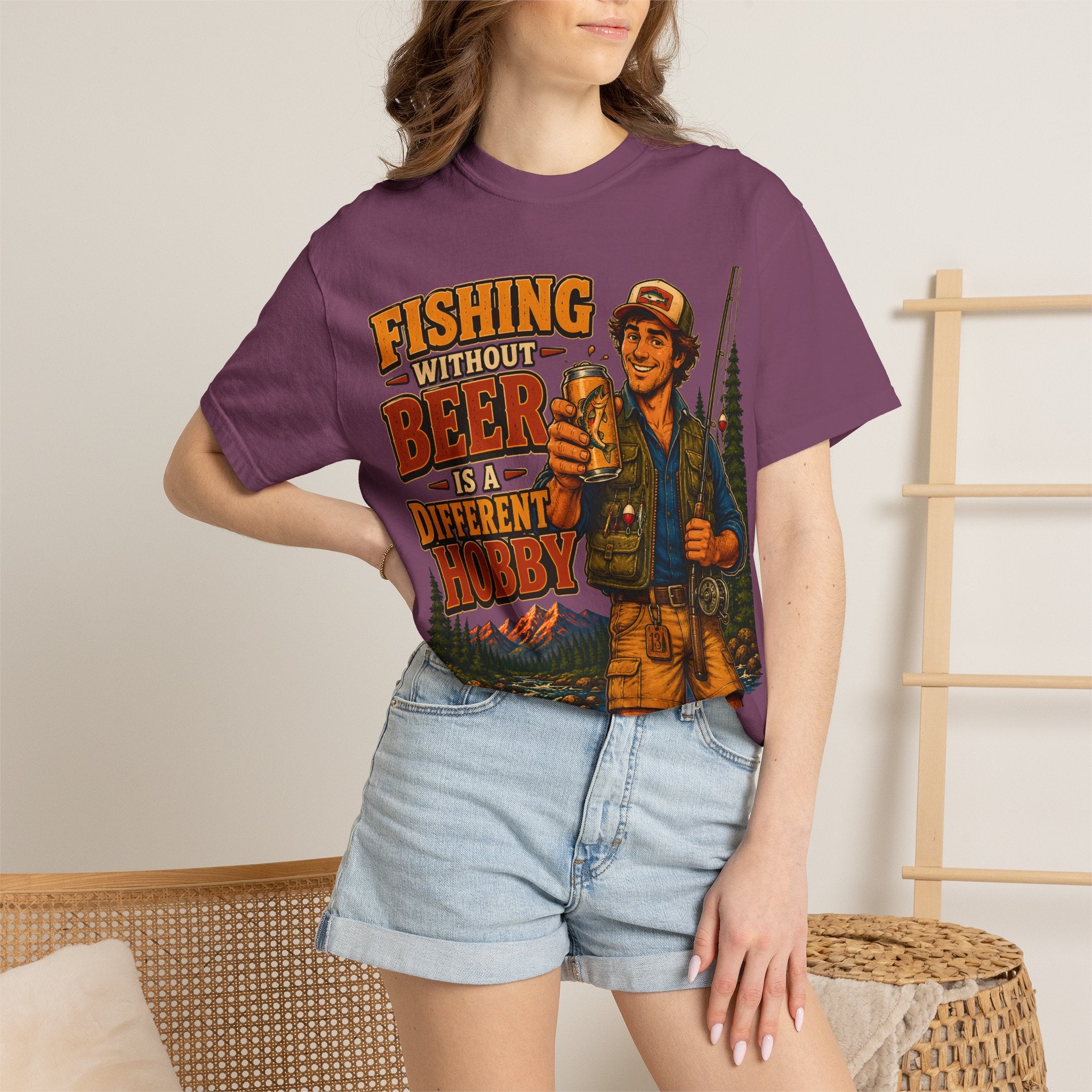 Fishing Without Beer Is a Different Hobby — Funny Fishing Tee