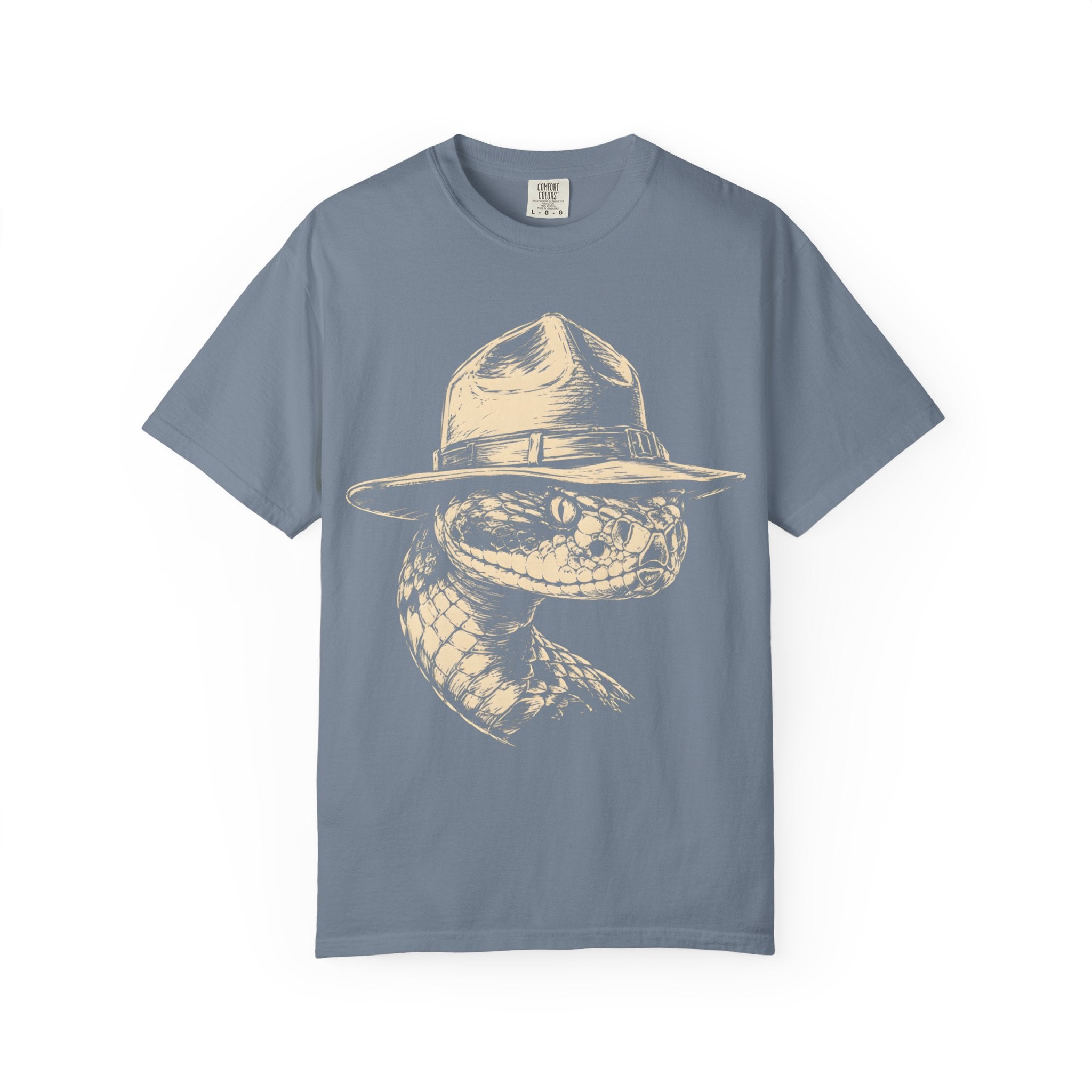 Rattlesnake Ranger — Vintage Sketch Outdoor Wildlife Tee