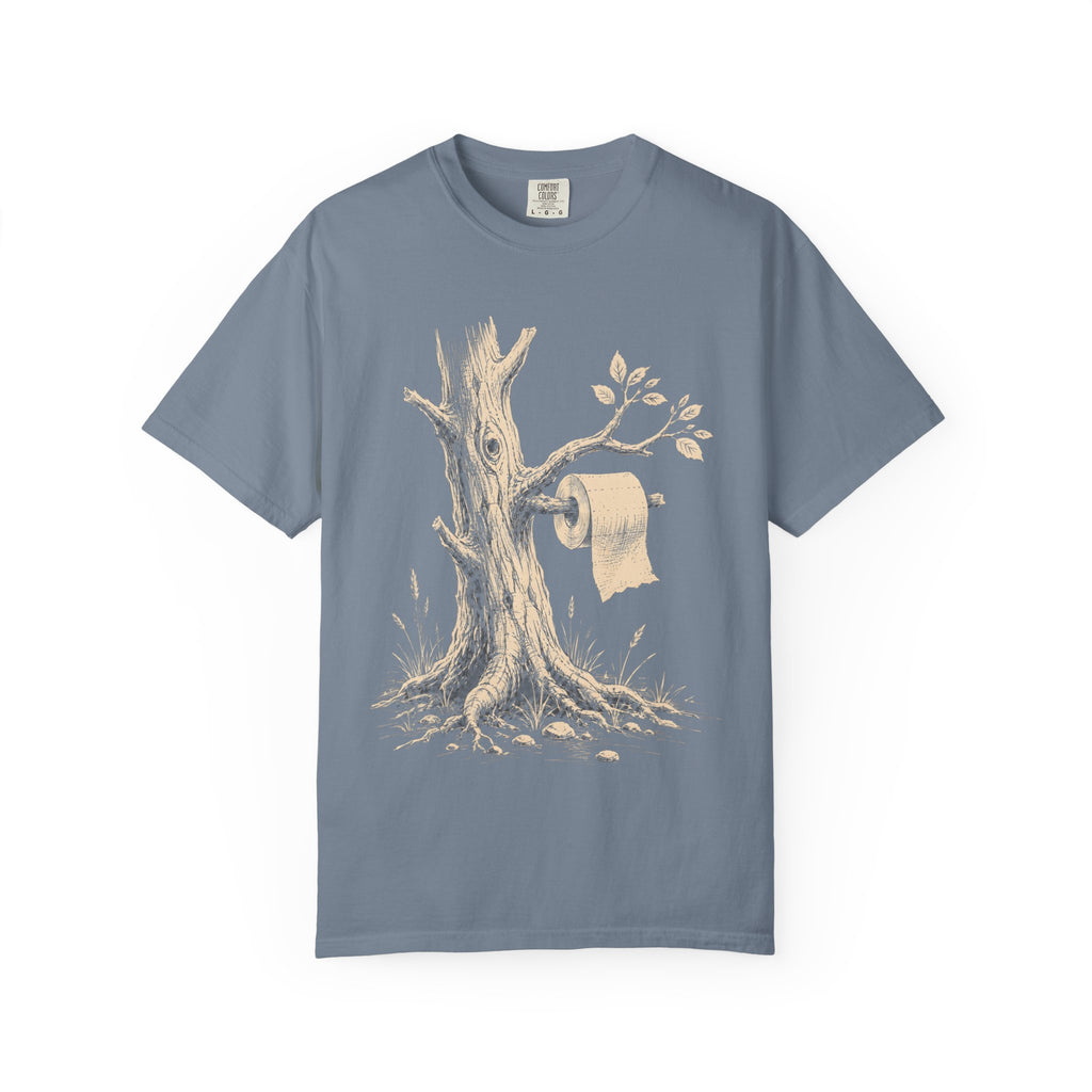 Toilet Tree — Funny Camping Outdoor Humor Sketch Tee