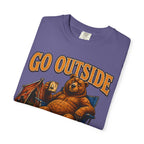 Go Outside Worst That Can Happen Is A Bear Attack Camp Tee