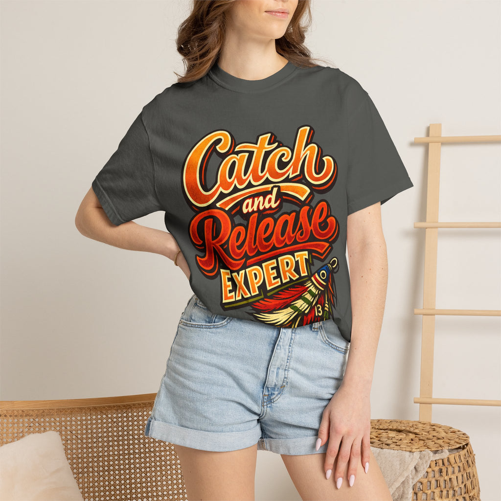 Catch and Release Expert Funny Fishing Shirt — Fly Fishing Tee