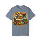 Sleep Under the Stars — Retro Camping and Fishing Tee