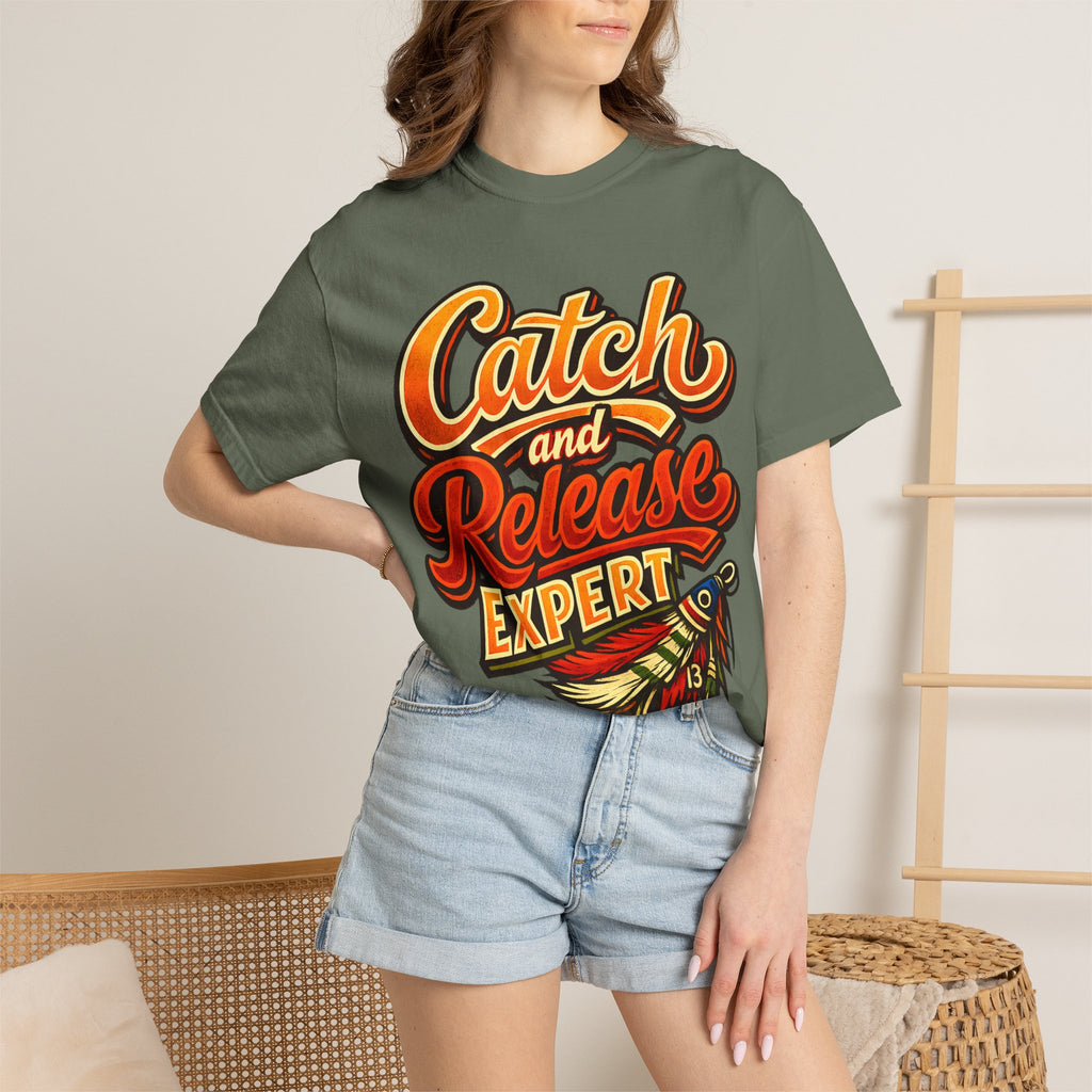 Catch and Release Expert Funny Fishing Shirt — Fly Fishing Tee