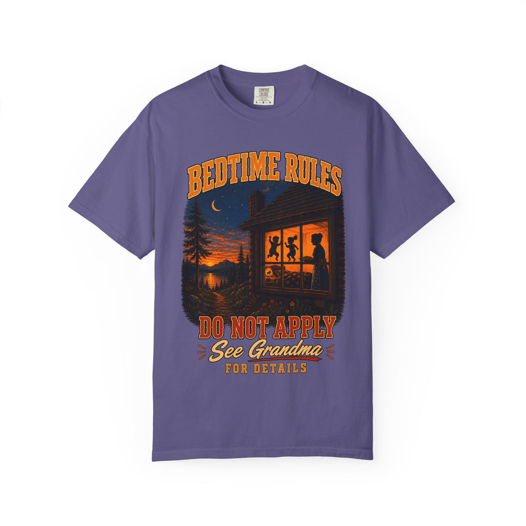 Bedtime Rules Do Not Apply See Grandma for Details — Camping Tee