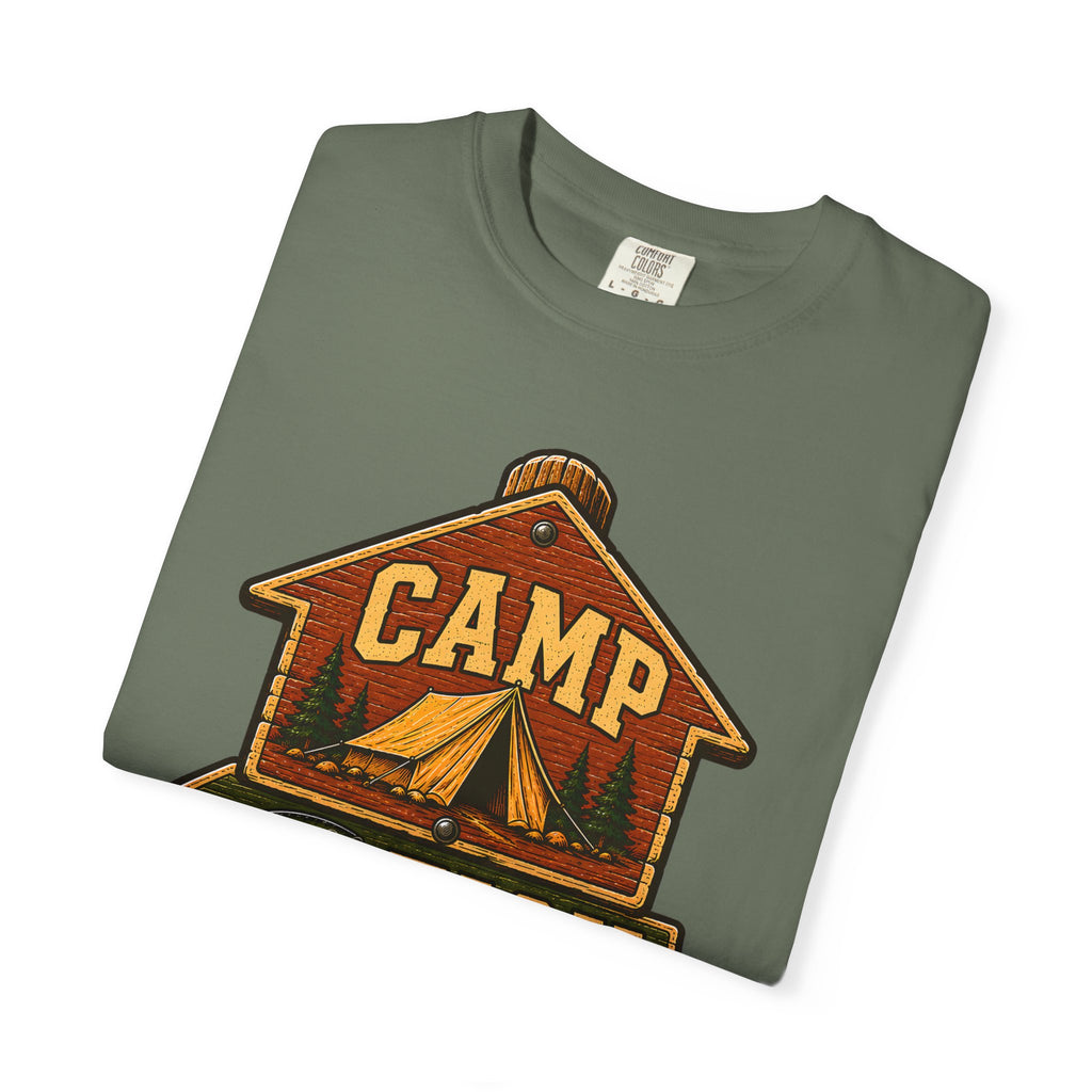 Camp Fish Hike — Vintage Trailhead Sign Outdoor Tee