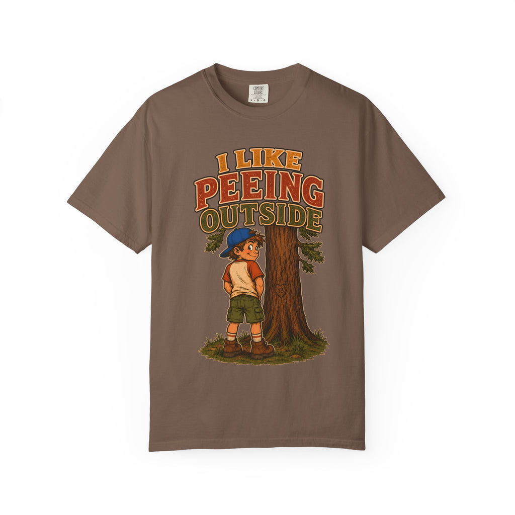 I Like Peeing Outside — Funny Camping Humor Tee