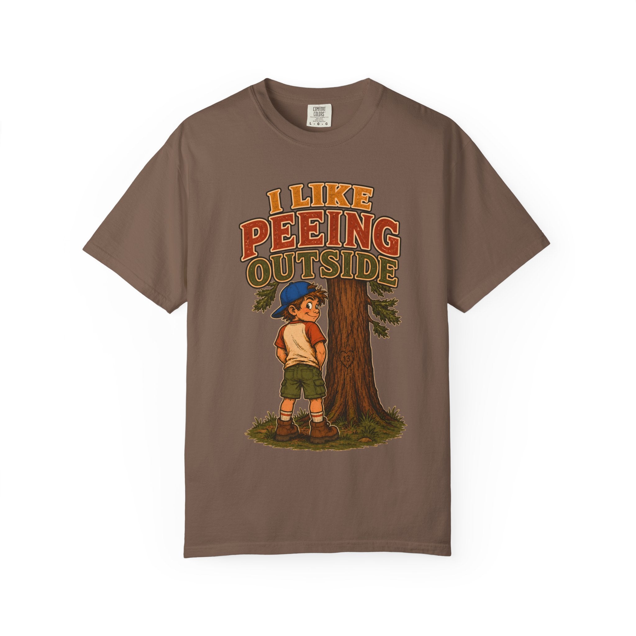 I Like Peeing Outside — Funny Camping Humor Tee