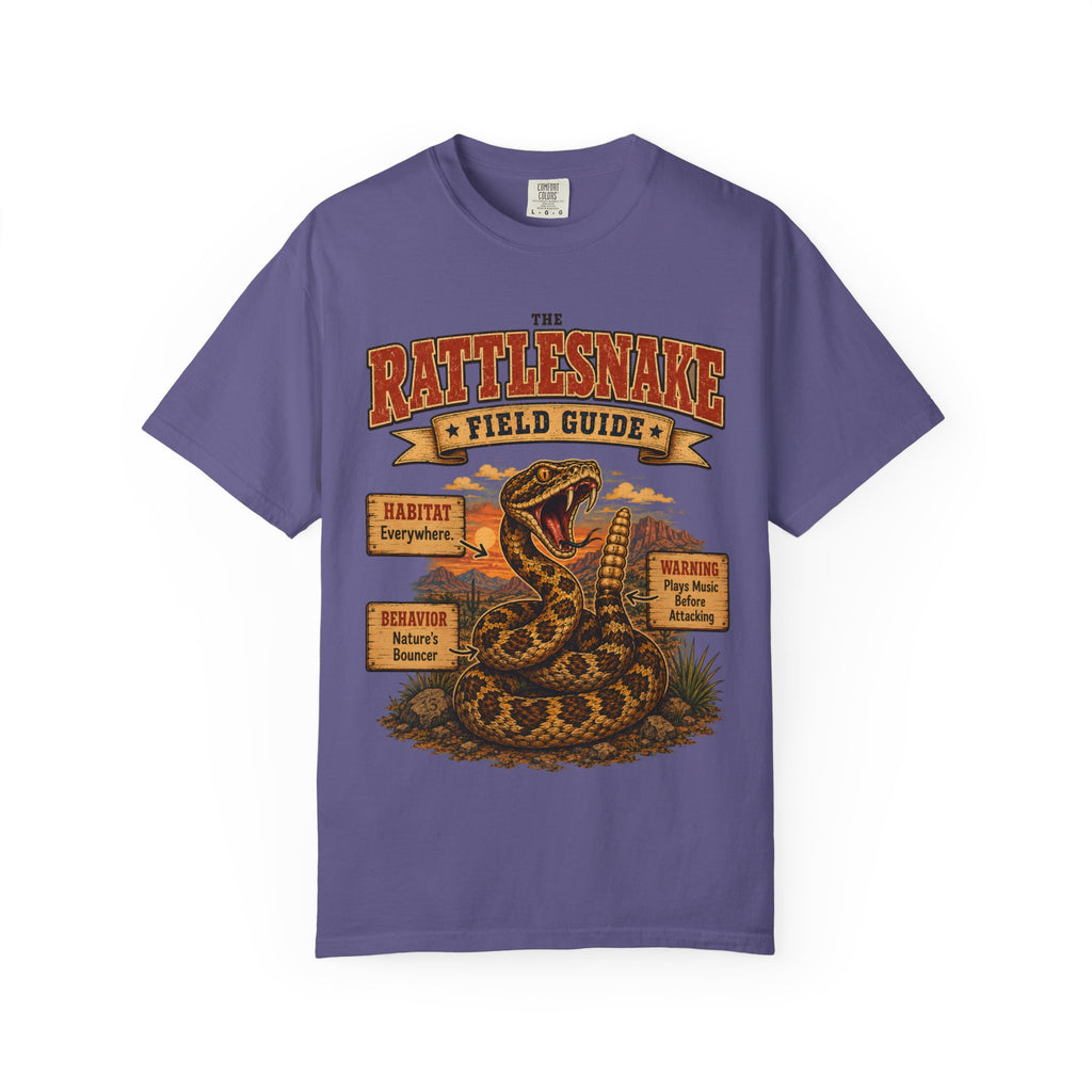 Rattlesnake Field Guide - Plays Music Before Attacking Tee