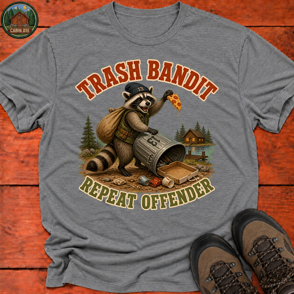 Trash Bandit T-Shirt — Graphite Heather