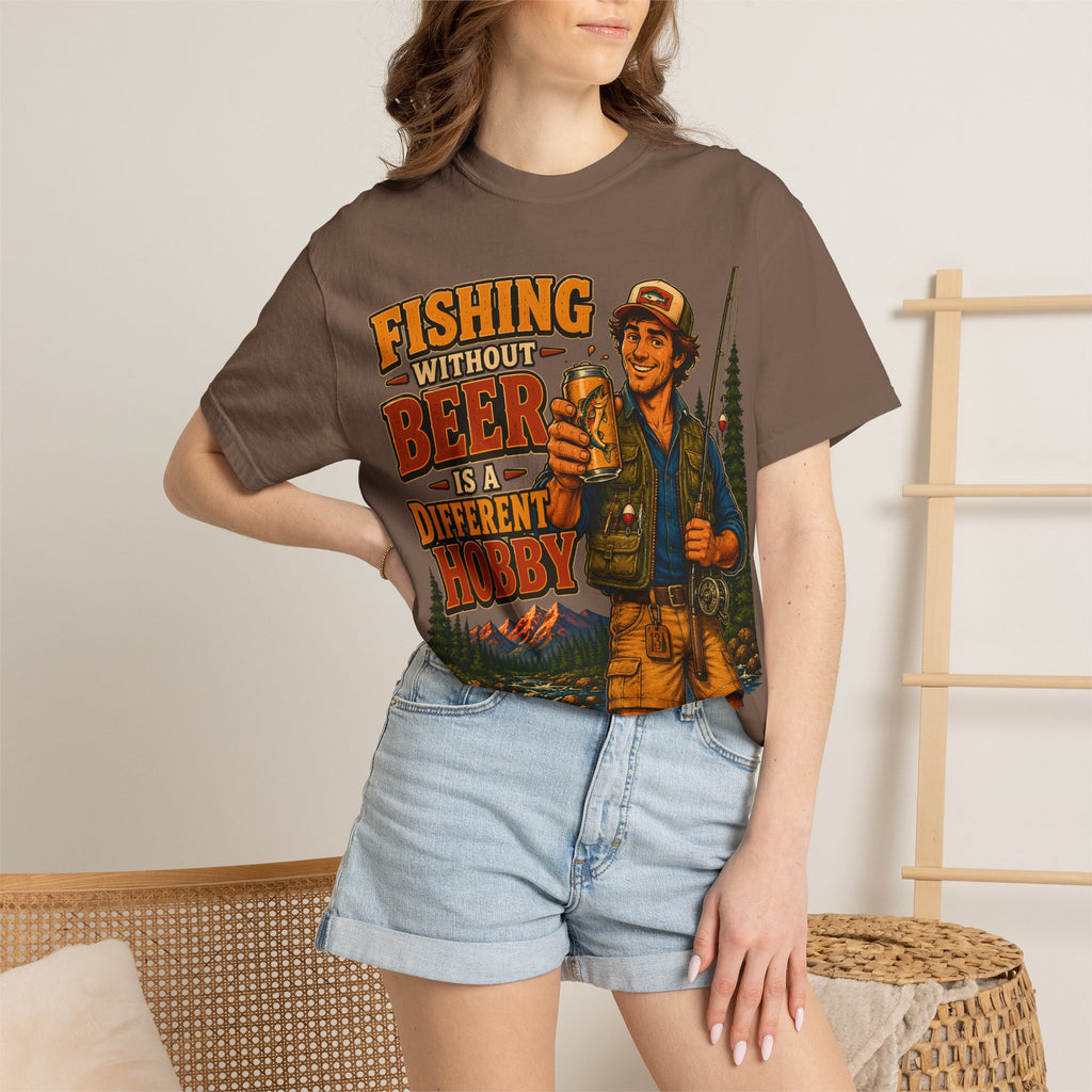 Fishing Without Beer Is a Different Hobby — Funny Fishing Tee