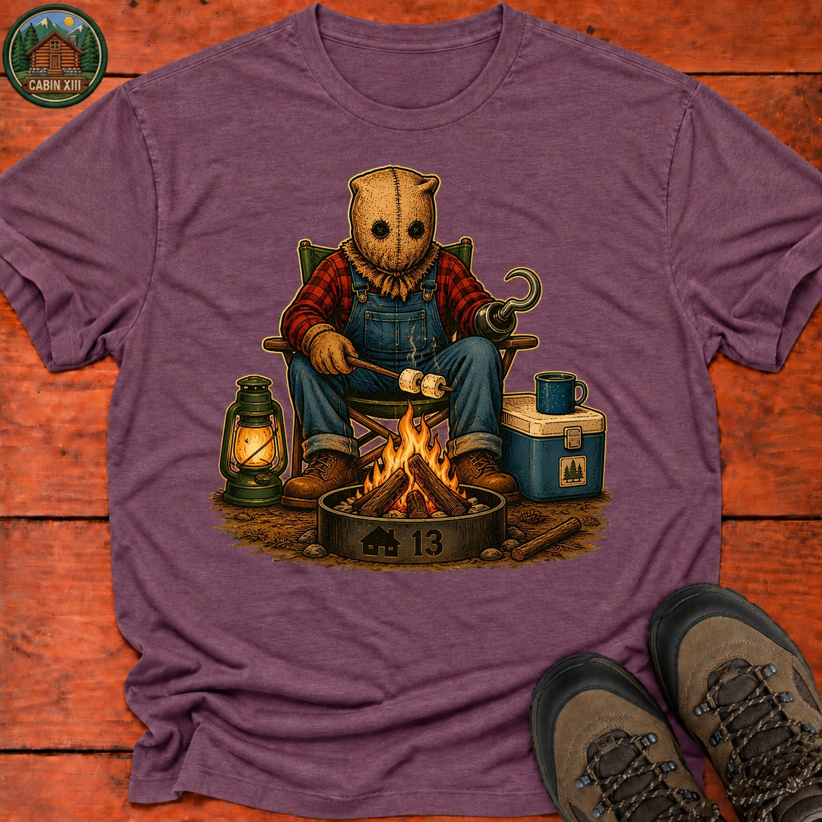Hookman Halloween T-Shirt — Heather Maroon