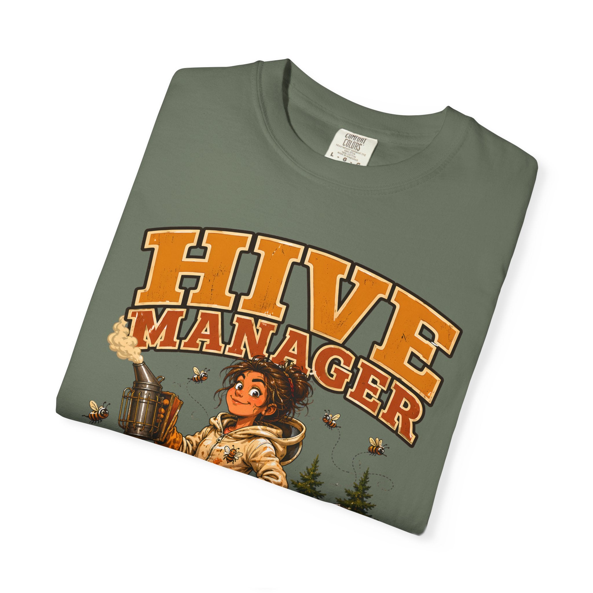Hive Manager Funny Beekeeping Shirt — Keep Calm and Bee Kind Tee