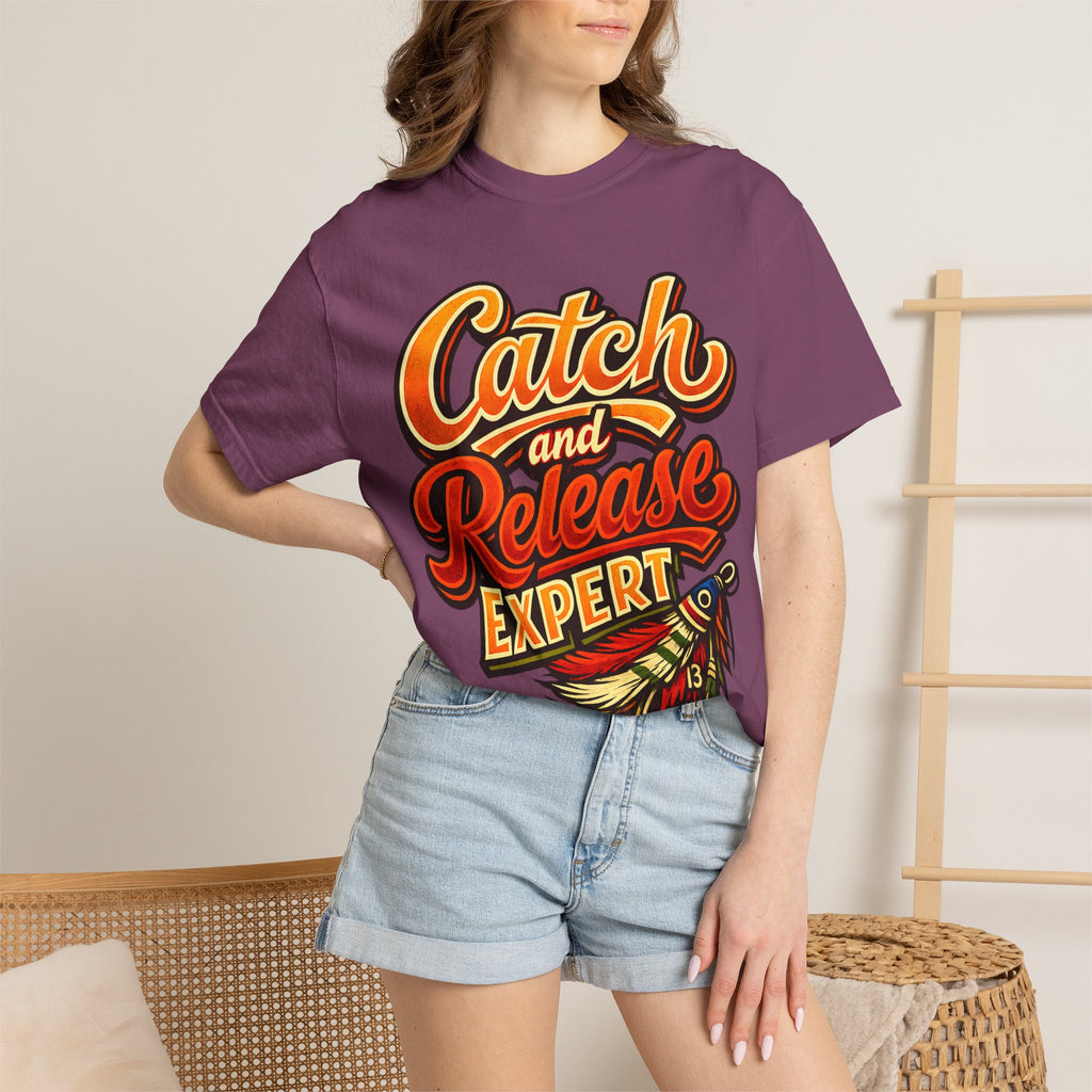 Catch and Release Expert Funny Fishing Shirt — Fly Fishing Tee