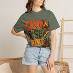 Camp Fish Hike — Vintage Outdoor Camping and Fishing Tee