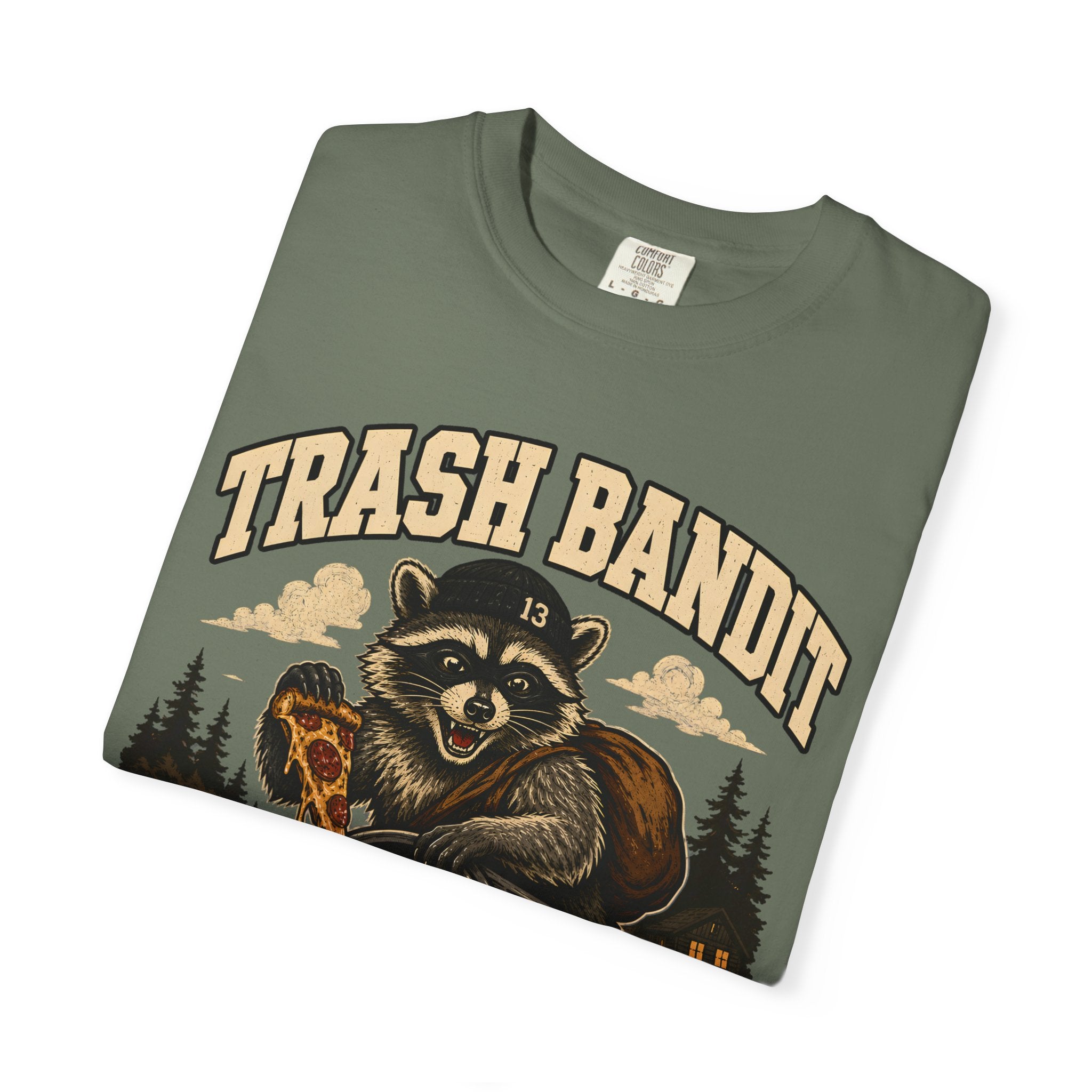 Trash Bandit Repeat Offender — Funny Raccoon Camping Tee