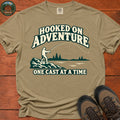 Hooked On Adventure T-Shirt — Khaki