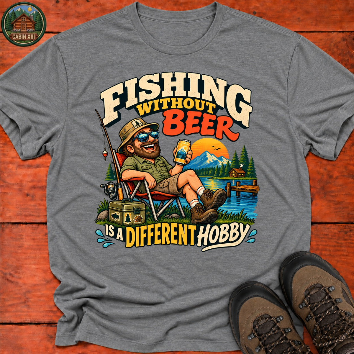 Fishing Without Beer — Graphite Heather