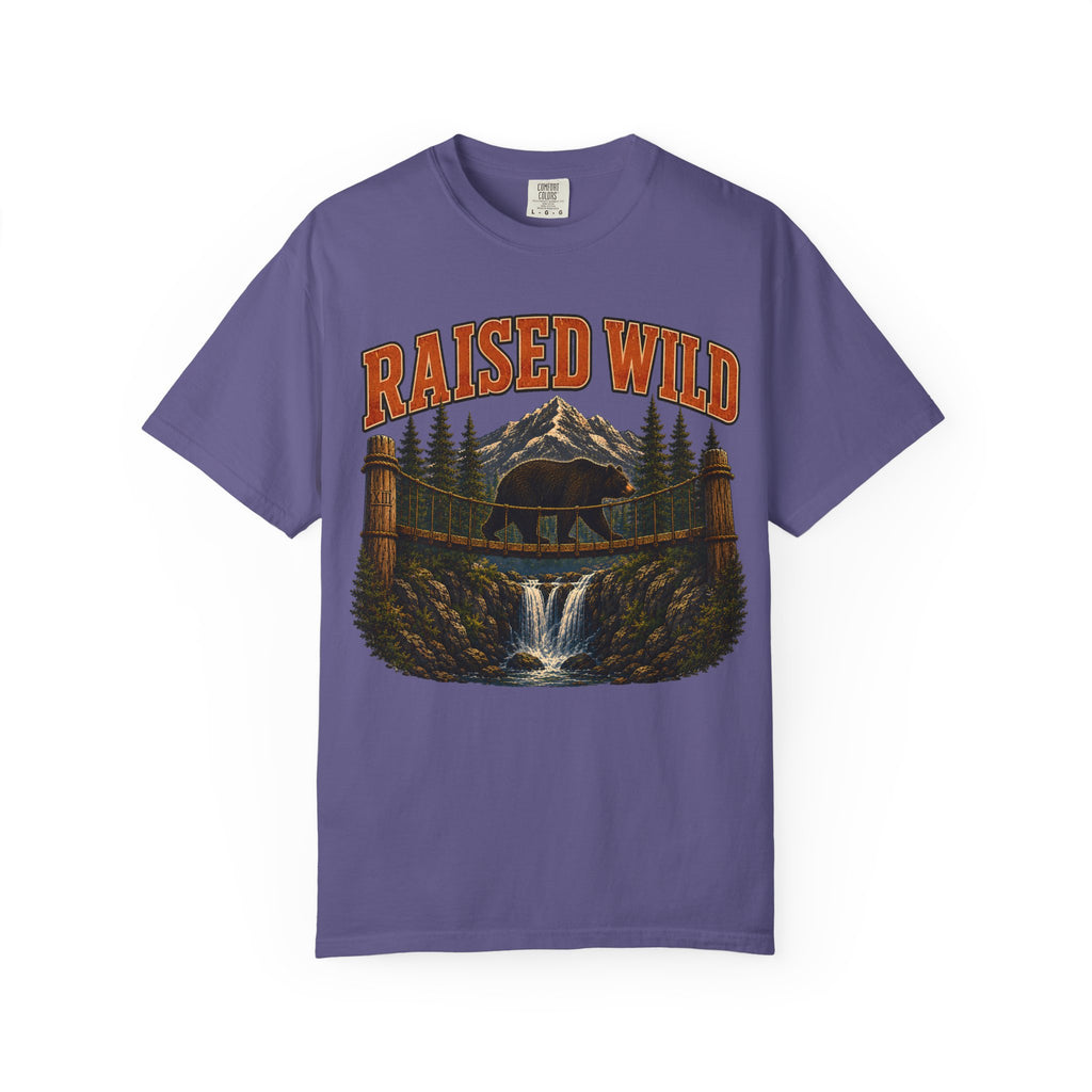 Raised Wild Vintage Outdoor Bear Shirt — Nature Graphic Tee