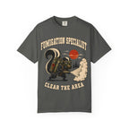 Fumigation Specialist Clear the Area — Skunk Outdoor Humor Tee