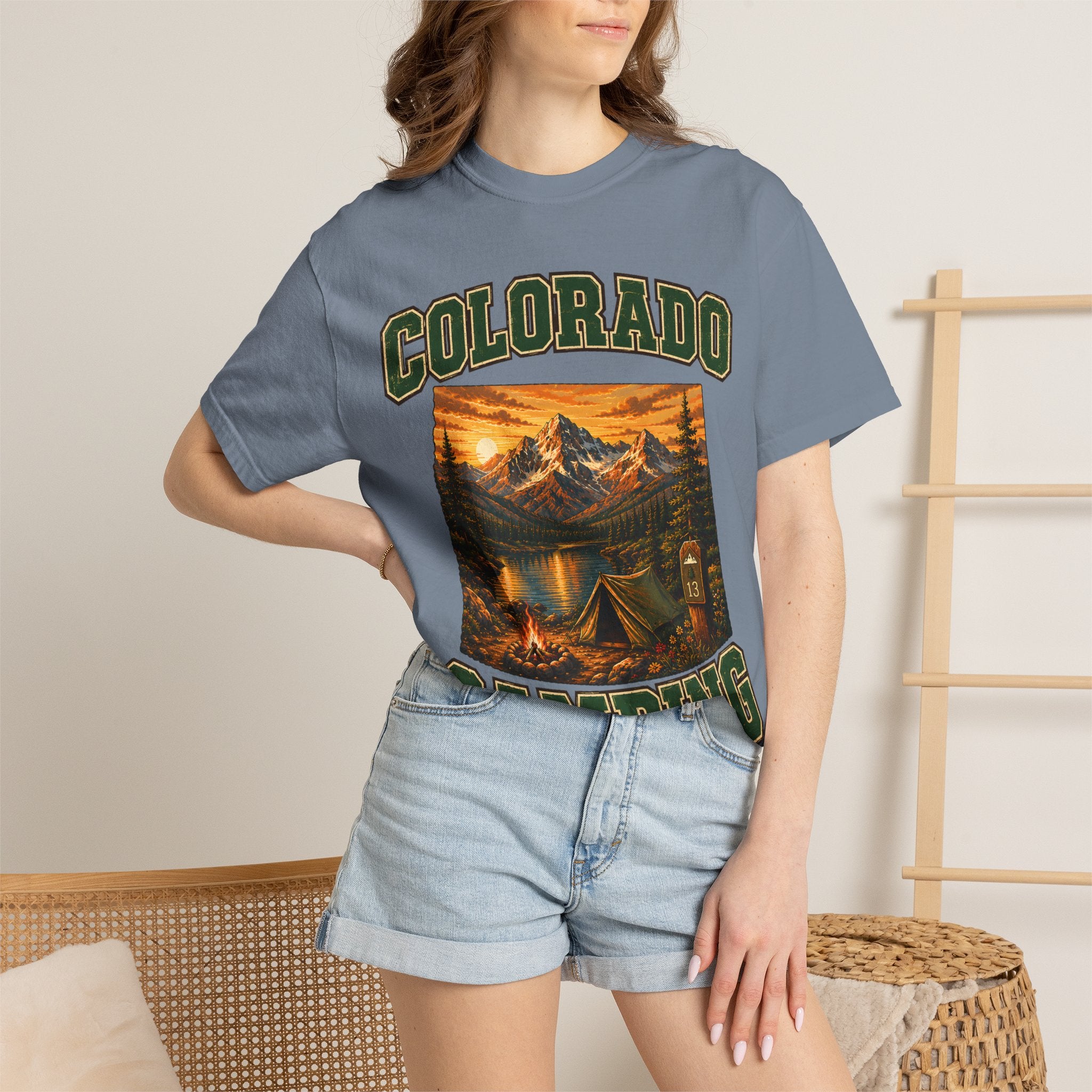 Colorado Camping Shirt — Rocky Mountain Vintage Outdoor Tee
