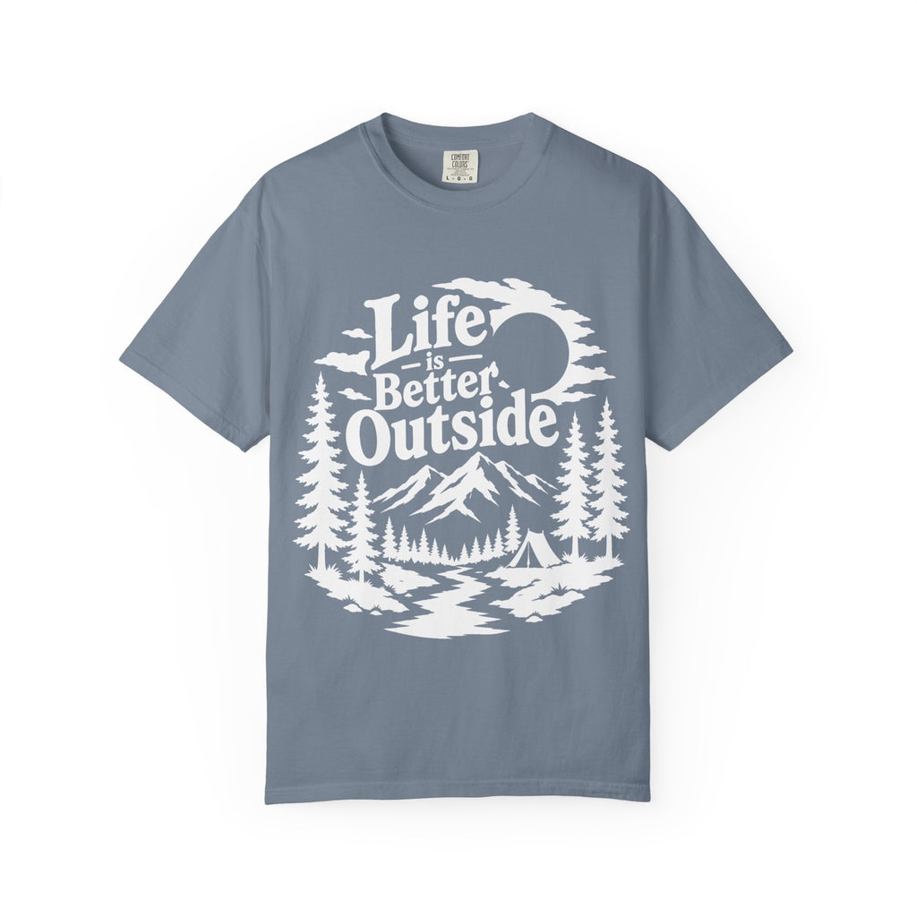 Life Is Better Outside Shirt — Vintage Outdoor Camping Tee
