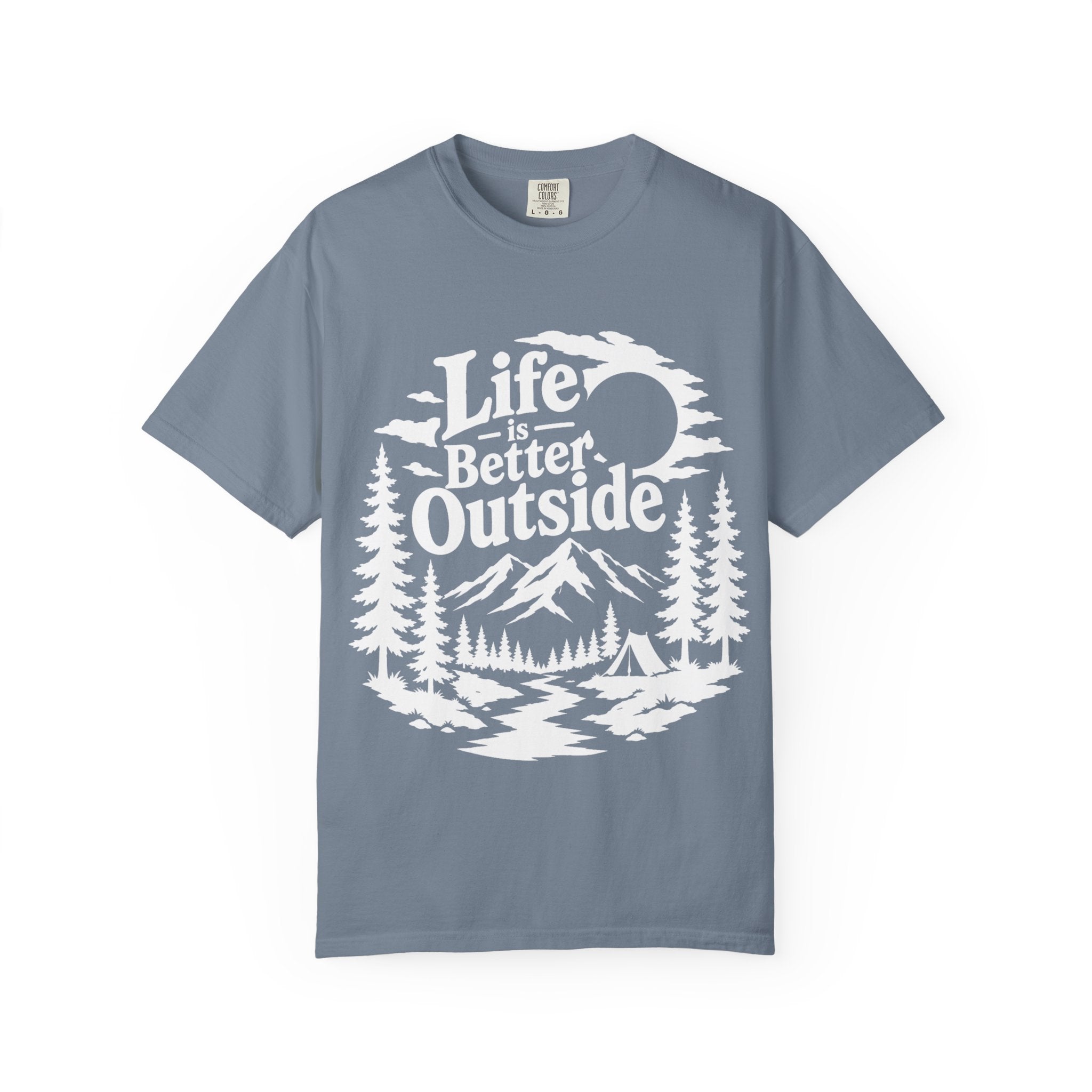 Life Is Better Outside Shirt — Vintage Outdoor Camping Tee