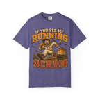 If You See Me Running Scram Funny Beekeeping Shirt