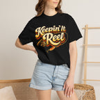 Keepin' It Reel — Retro Fishing Humor Tee