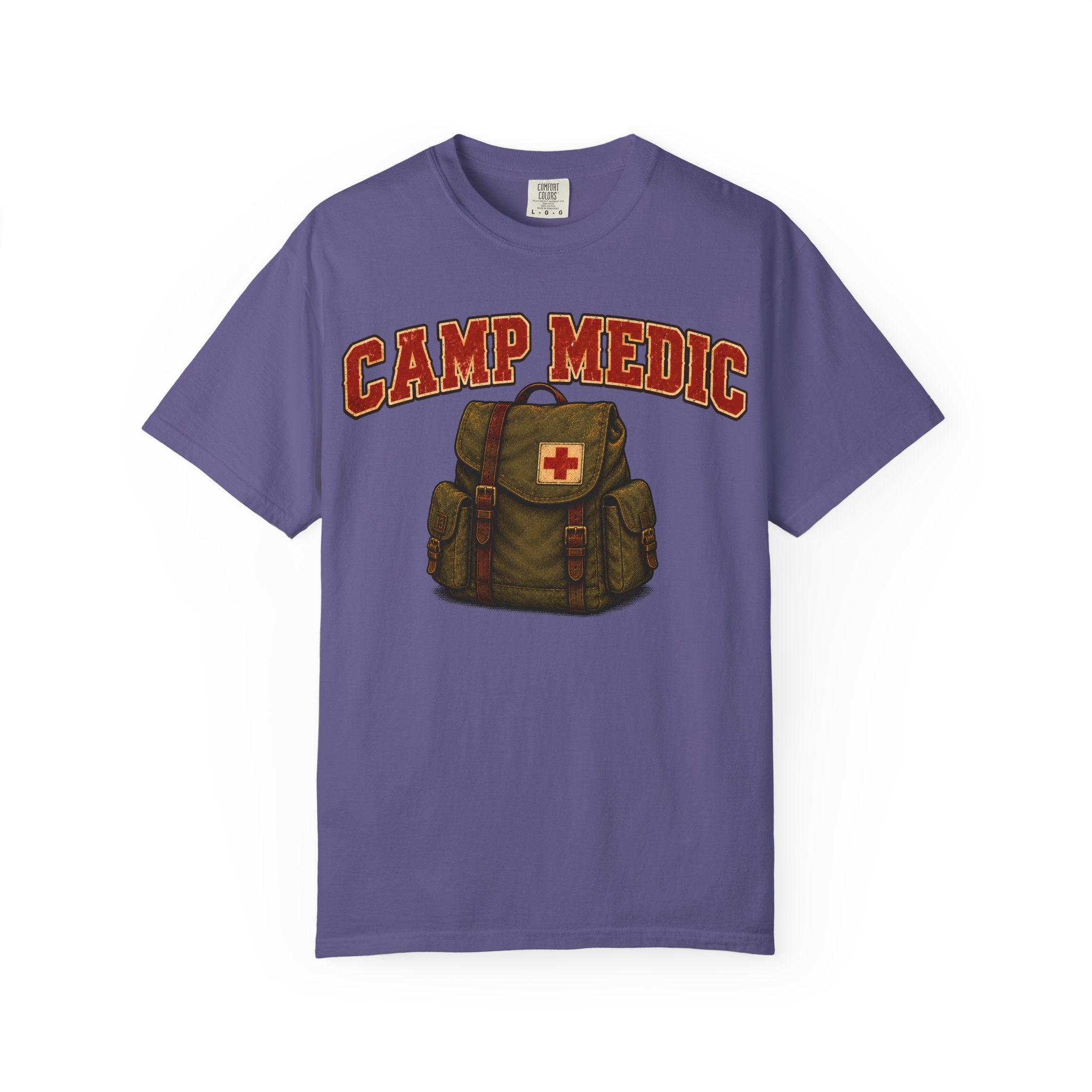 Camp Medic Funny Camping Shirt — Vintage Outdoor First Aid Tee