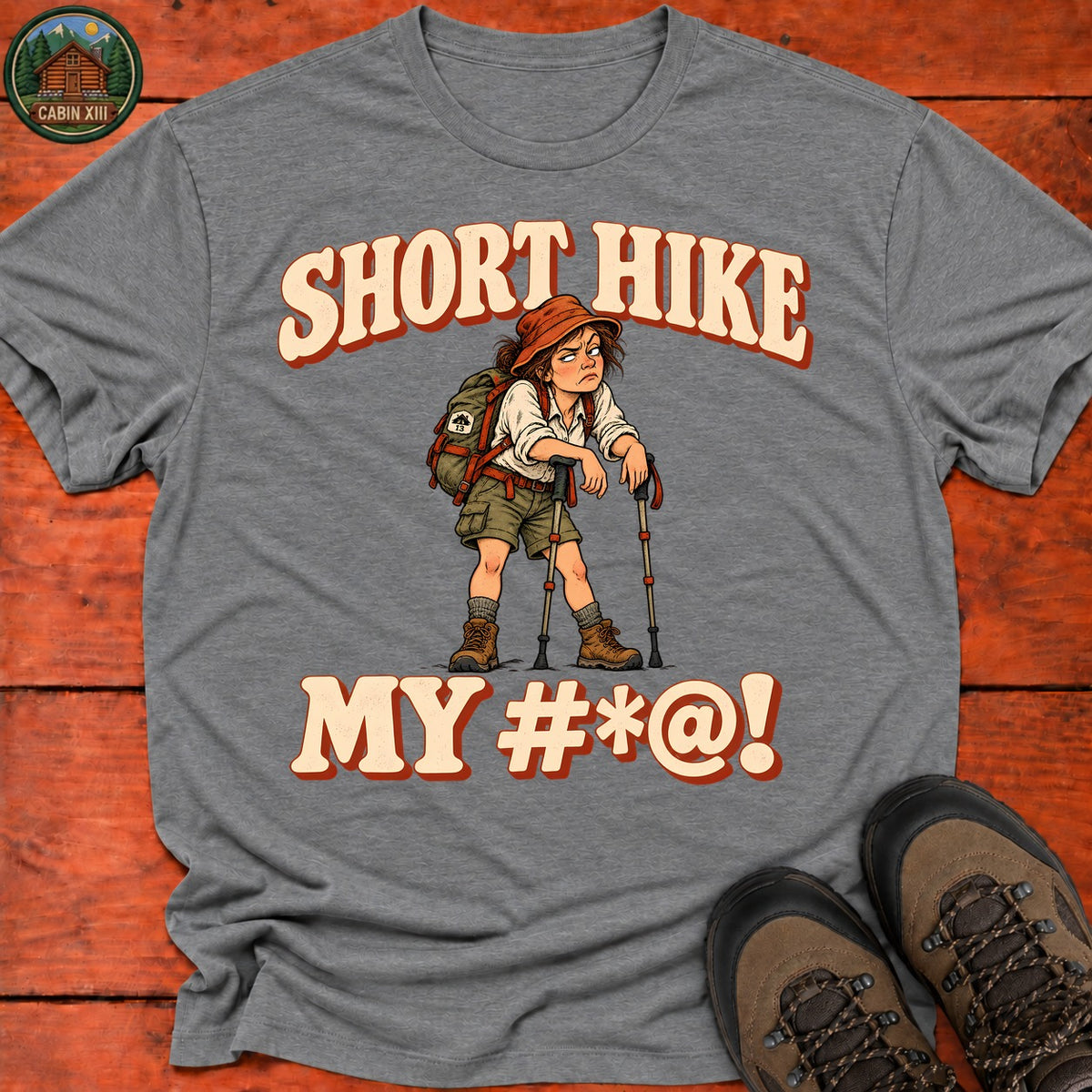 Short Hike T-Shirt — Graphite Heather
