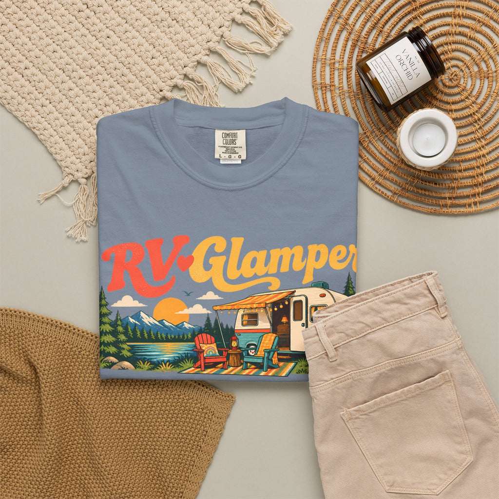 Rv Glamper Half Color T-Shirt