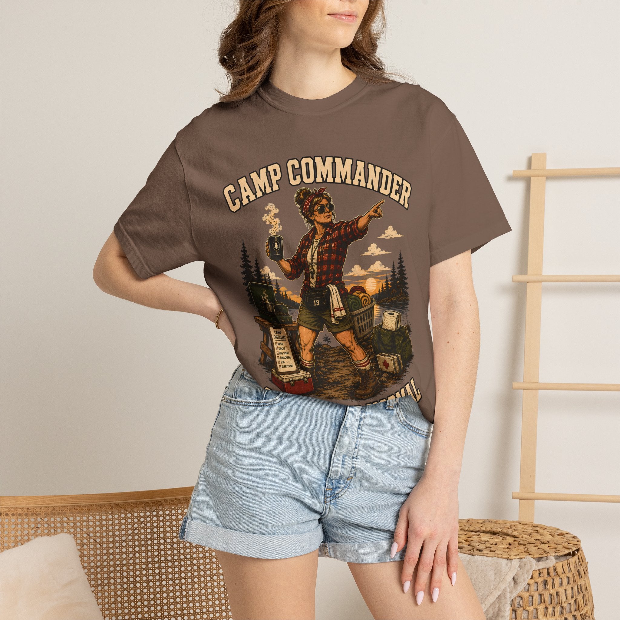 Camp Commander Situation Normal — Funny Camping Mom Tee