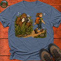 Elusive Human T-Shirt — Heather Indigo