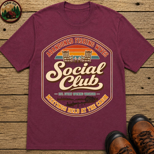 Abandoned Fishing Wives T-Shirt - Berry