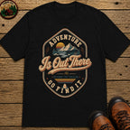 Adventure Is Out There T-Shirt - Black